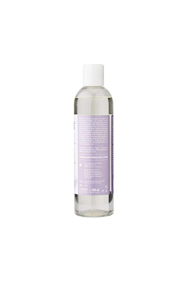 Gel lubrifiant Waterglide Natural Feeling, sensation soyeuse et lubrification longue dur‚e, 300ml