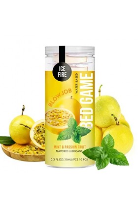 Lubrifiant Comestible Aromatisé pour Fellation Orale Gelée Sexe Eau Orale pour Couple Adulte, Lubrifiant Sans Rinçage Paquet 