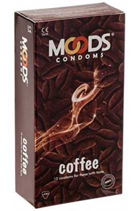 MOODS 12 préservatifs café