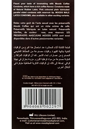 MOODS 12 préservatifs café