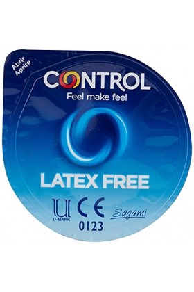Convative Control Latex Free - Boîte de 5 préservatifs en polyuréthane, ultrafine, sans odeur, lubrifié et sexe sûr. Profitez