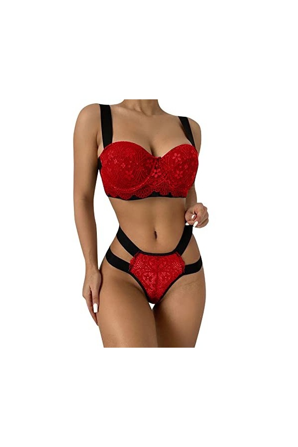 Kwatieh Body Sexy Femme éRotique - Roleplay Costumes Hot String Femme Sexy Damen Sexy Dessous Spitze Sexy Erotique Strings Se