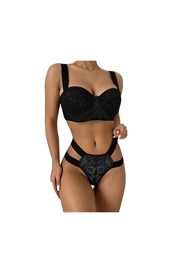 Kwatieh Body Sexy Femme éRotique - Roleplay Costumes Hot String Femme Sexy Damen Sexy Dessous Spitze Sexy Erotique Strings Se