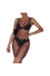 SUIOPPYUW Discothèque Stripper Club Femmes Robe en Résille Parti Pole Dancer Sexy Strass Robes Transparentes Femme Lap Dance,