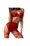 Ensemble de Lingerie Sexy Sexy Nuisette sous-Vetement Cuisse sous Vetements Cuisse Jarretière Jarretière Sexy Porte Jarretell