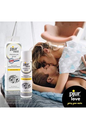 pjur med PREMIUM glide - Gel lubrifiant de qualité médicale à base de silicone - Pour les peaux/les muqueuses très sensibles 