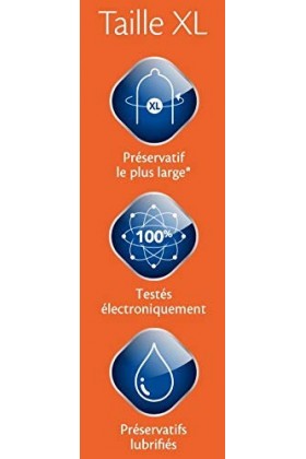INTIMY - Préservatifs taille XL, x28 - Préservatifs Lubrifiés Avec Réservoir - Surface Lisse - Latex de Qualité Supérieure