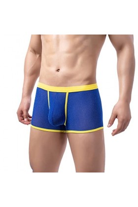 hehiy Hommes Slips sous-vêtements Maille Transparente Voir à Travers Les Slips Sexy Érotique Hommes sous-vêtements Éléphant R