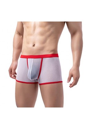 Slips pour Hommes Slips Érotiques Transparents Slips Taille Basse Slips sous-vêtements Sexy Transparents Slips Taille Basse S