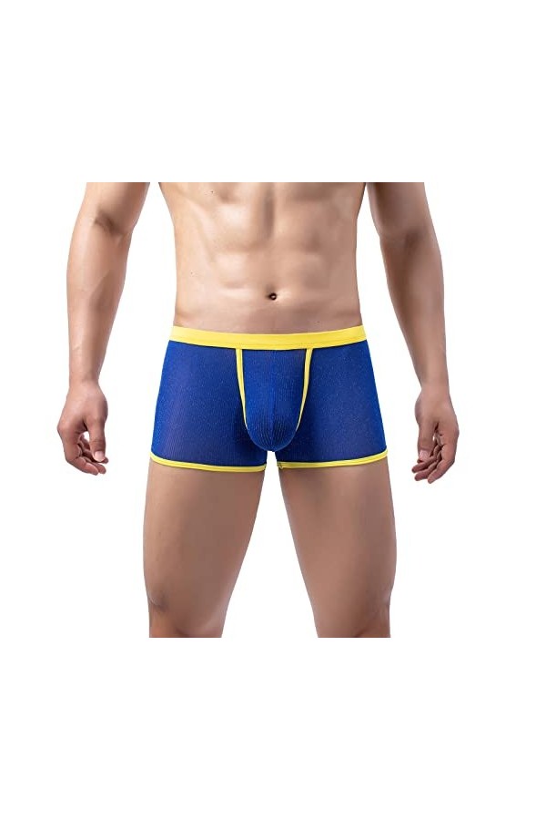 hehiy Homme sous-vêtement Sexy Erotique Boxer Bombée Slips Érotiques Transparents Slips Taille Basse Slips sous-vêtements Sex