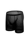 hehiy Boxer Sexy pour Homme, Shorts Transparent Boxer Homme Culotte en Maille Slip Erotique Tanga Culotte Thongs Lingerie sou