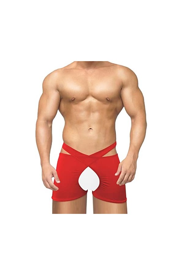hehiy Homme sous-vêtement Sexy Erotique Boxer Bombée Slips Érotiques Transparents Slips Taille Basse Slips sous-vêtements Sex