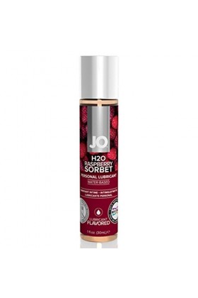 System Jo H2O E25044 Lubrifiant aromatisé à la framboise Ne colle pas ou ne colle pas 30 ml