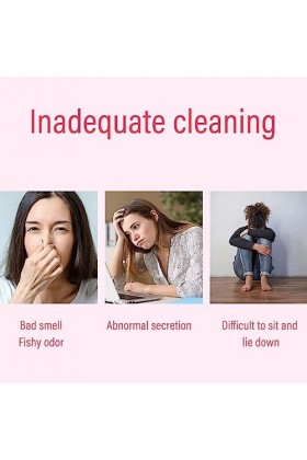 30 Pièces Alcalin Doux PH équilibré Nettoyant Féminin Rinçage pour Femmes Femme