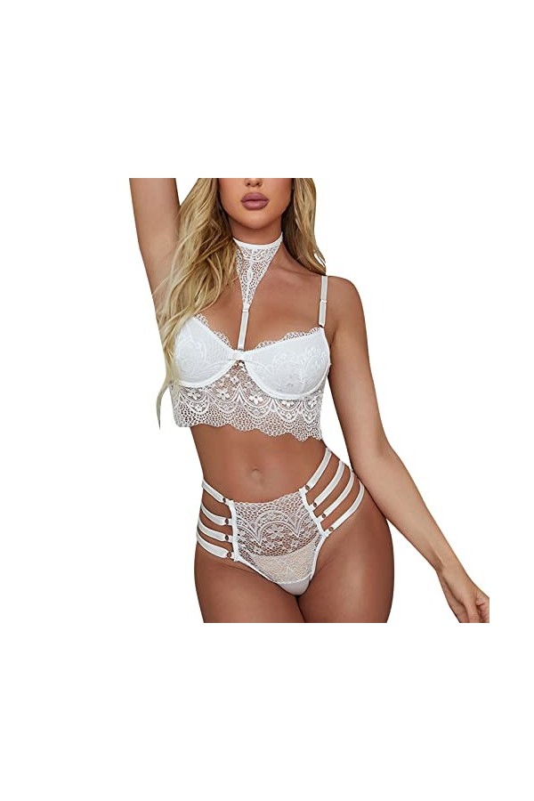 sous Vêtements Sexy Femme Coquine Hot, Femmes Noir Dentelle Sexy Ouvert Entrejambe Bas Crotchles RéSille Lingerie Lingerie Pu