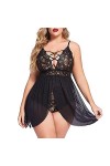 sous Vêtements Sexy Femme Coquine Hot, Femme Lingerie Sexy Ouver éotique sous Vêtements de Nuit en Bretelle Erotique Nuisette