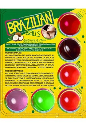 Brazilian Balls Set de 6 Boules Bresiliennes Différentes Saveurs