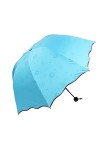 Lagiwa Parapluie pliant Magique apparition motifs fleurs sous la pluie - Couleur au choix avec 1 cadeau bonus Rose clair 
