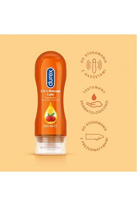 Durex Lubrifiant Massage Play 2 en 1 Guarana 200 ml