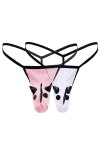 Anzhee Hommes Sexy String Éléphant Thong pour Hommes Sous-vêtements Pouch Slips Drôle G-string Mankini Sous-vêtements, Oreill