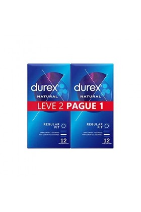 Préservatifs Durex Natural Plus 12 Unités X2