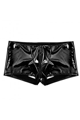 Mymyguoe Culotte homme dentelle transparente boxer sexy taille basse sans couture boxer transparent sport slip short filet de