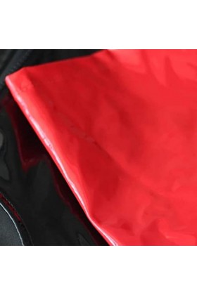 T-shirt sexy pour homme - En cuir verni - Manches courtes - Effet mouillé - Pour le fitness - Coupe ajustée, 02 noir., XXXXXL