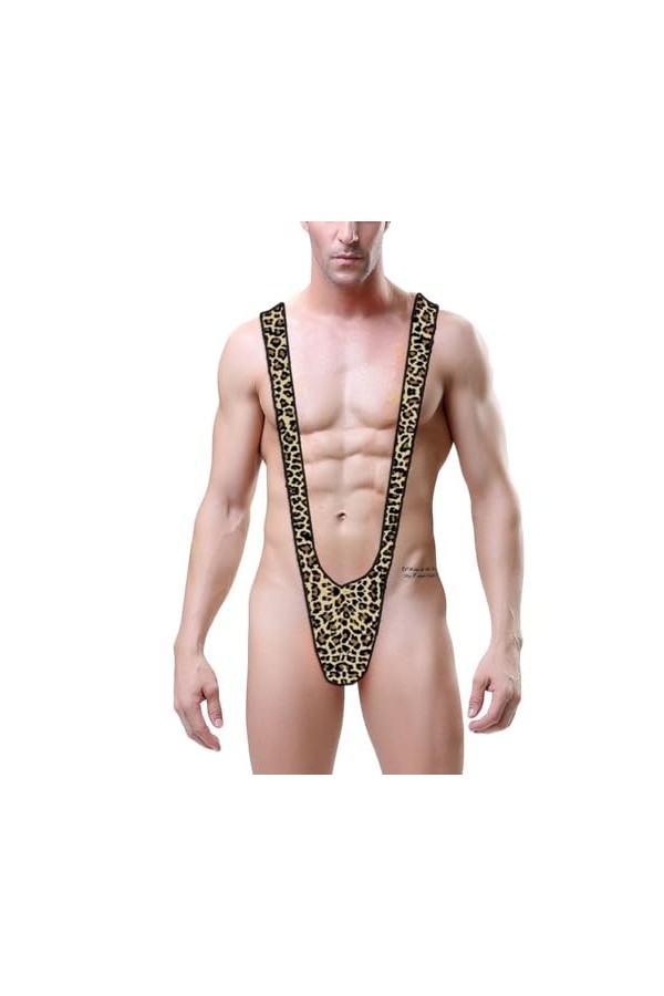 VemeFufu Hommes Sexy String Tanga String Noël Sous-vêtements Hommes Hot Borat Mankini V-Strap Thong Élastique Homme Culotte J