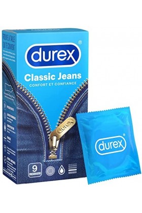 Durex Préservatif Classic Jeans confort et confiance - 4x9 Préservatifs