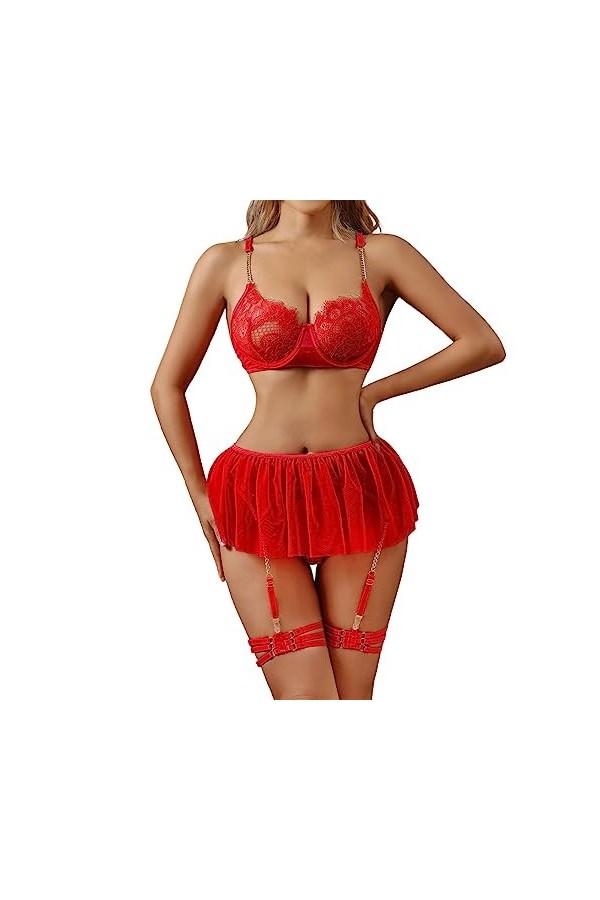 sous Vêtements Femme Sexy Hot, Femmes Noir Dentelle Sexy Ouvert Entrejambe Bas Crotchles RéSille Lingerie Lingerie Pure Linge