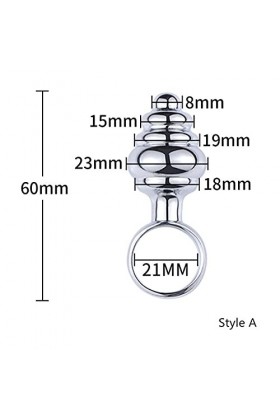 NevStp Ś-Ëx Ť-Øyș Ġøđëmịché Soins de Santé Intimes Pour Femmes Le Matériau En Acier Inoxydable Est Petit Et Argent Exquis