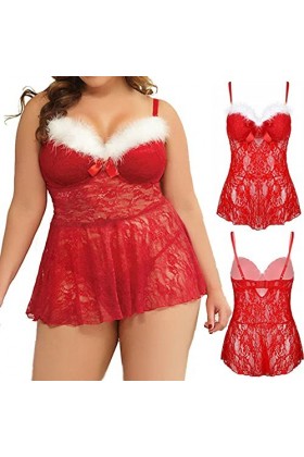 RYTEJFES Sous-vêtements sexy pour femme, sexy érotique sexe extrême tenue lingerie grande taille rouge Dessuesexy Ensemble Vê
