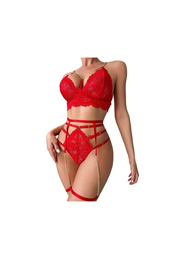 Lingerie Sexy Femme, Femmes Noir Dentelle Sexy Ouvert Entrejambe Bas Crotchles RéSille Lingerie Lingerie Pure Lingerie éRotiq