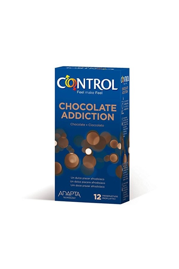 Control 43102 Préservatif Chocolate Addiction Boîte de 12 Marron