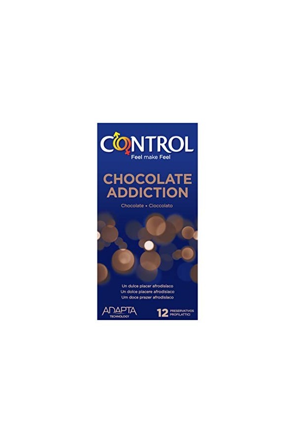 Control 43102 Préservatif Chocolate Addiction Boîte de 12 Marron
