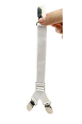 1 Paire réglable élastique Y-Style Bas Clip Porte-Jarretelles Porte-Jarretelles Ceinture Chemise Chaussette Reste Titulaire a