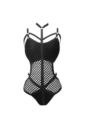 Femmes Bas De Lingerie Bodystocking Fishnet Bodys Sexy Chic sous-Vêtement Body Combinaison SM Lingerie Babydoll Dentelle Femm