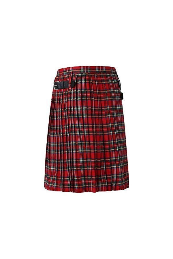 Kilt écossais classique homme médiéval Écosse jupes plissées individualité vintage décontracté à carreaux Jupe unie Tartan Ut