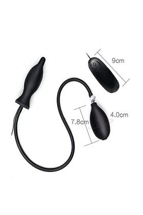 NevStp Ś-Ëx Ť-Øyș Ġøđëmịché Soins de Santé Intimes Pour Femmes Outil Gonflable Doux Et Confortable Noir