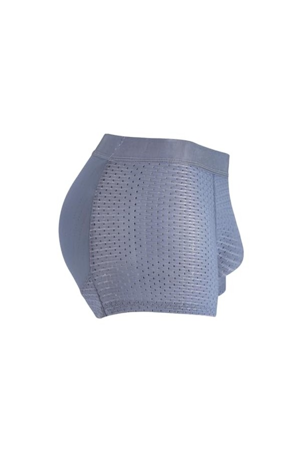 Mymyguoe Culotte rembourrée pour homme - Pour améliorer les hanches - Contrôle du ventre - Sous-vêtements - Forme souple - Av