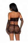 Leg Avenue 86133 00122 Ensemble de Lingerie, Noir, Taille Unique Femme