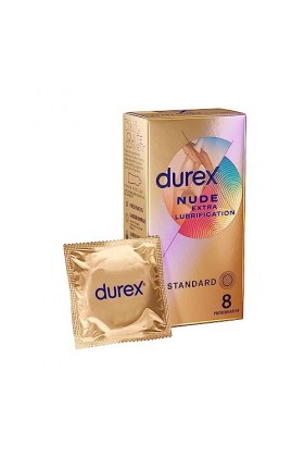 DUREX - Lot de 2 Boîtes de Préservatifs - Nude Extra Lubrifiés x8 - OrgasmIntense x10