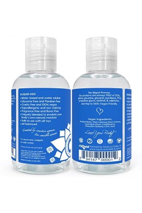 Sliquid h20 intimate lube glycerine & paraben free - 4.2 oz bottle