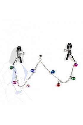 Clip damour de Pression de chaîne en métal 9 Points de Stimulation de Cloche améliorent la Vie, raccords Non perforés réglab