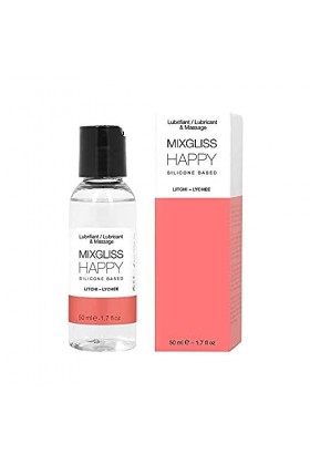 Lubrifiant Mixgliss Silicone - Fluid - Lubrifiant Intime Soyeux au Pouvoir Extra Glissant - Sans Parfum - 50 ML Lot de 2 