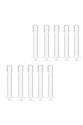 MILISTEN 30 Pcs Applicateur Anal Applicateur Vaginal Shooter Applicateur de Lubrifiant Personnel Applicateur Vaginal Lance- L