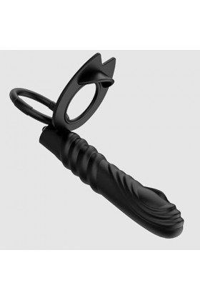 -Double Penetration Pour Couple Anale Anneau Pẹns Homme,Anneau Étanche Silicone Double Anneau Pennis Homme Bague Réglable Dou