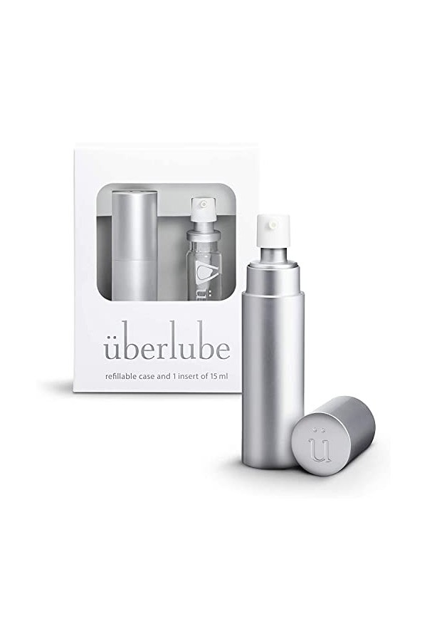 Überlube Kit de voyage Gel Lubrifiants de luxe | Gel lubrifiant intime au silicone naturel, sans latex | Lubrifiant sexuel an