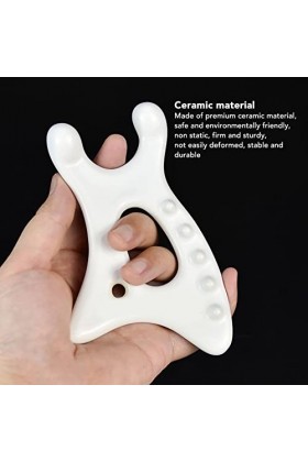 Ensemble Doutils De Grattoir Musculaire Gua Sha, Céramique Polyvalente Pour Soulager les Muscles Endoloris, la Cellulite, Bo