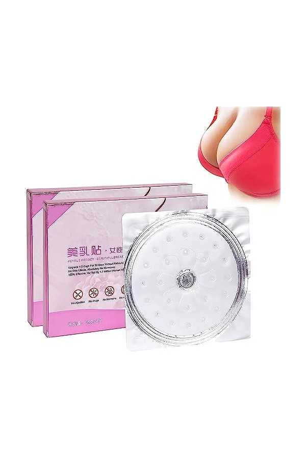 Lot de 4 patchs dagrandissement des seins, masque ferme au collagène, masque dagrandissement des seins, levage et raffermis